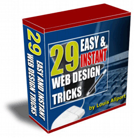 29 Easy and Instant Web Design Tricks, Volume 1