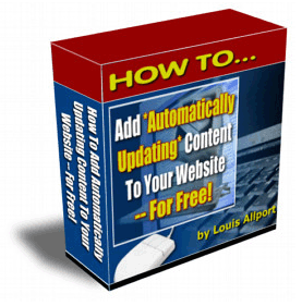 How to Add Automatically Updating Content to Your Website for Free